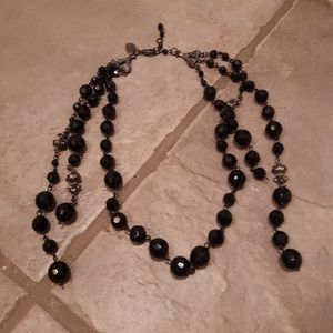 White House Black Market beaded choker necklace